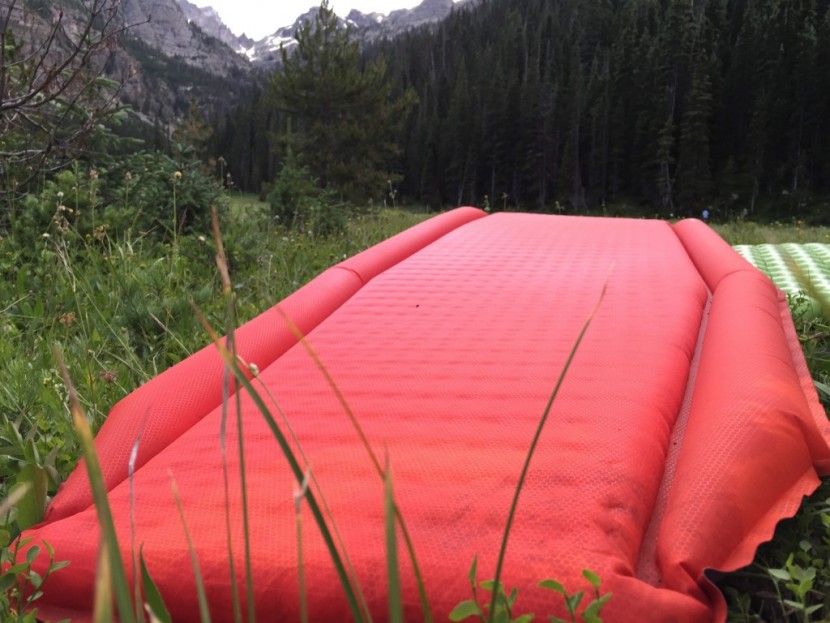 rei airrail 1.5 - the airrail has a very smooth sleep surface that we really liked...