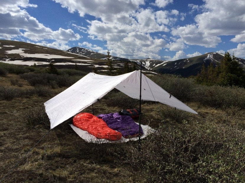 mountain hardwear mtn speed 32 - testing side-by-side with the hammock gear burrow.