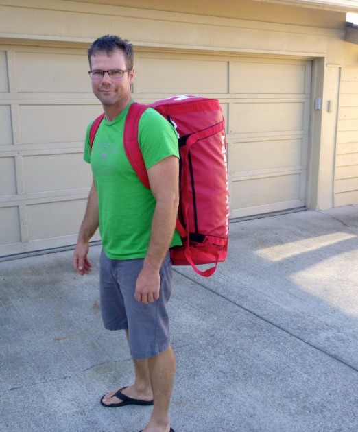 helly hansen duffel bag 2 - the backpack-style shoulder straps on the helly hansen duffel bag 2...