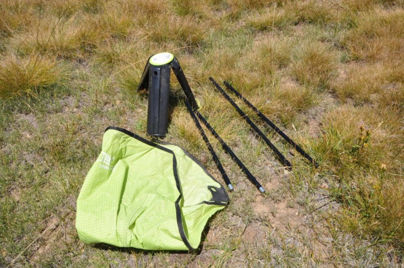 therm-a-rest treo - an unassembled treo. this product was one of the hardest to set-up.