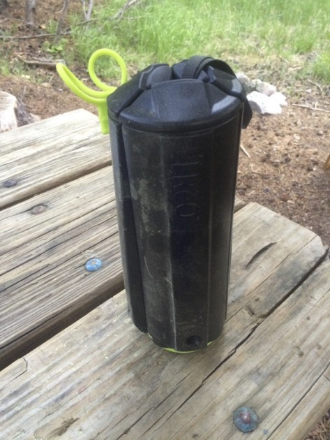 therm-a-rest treo - the treo, all packed up and ready to go!