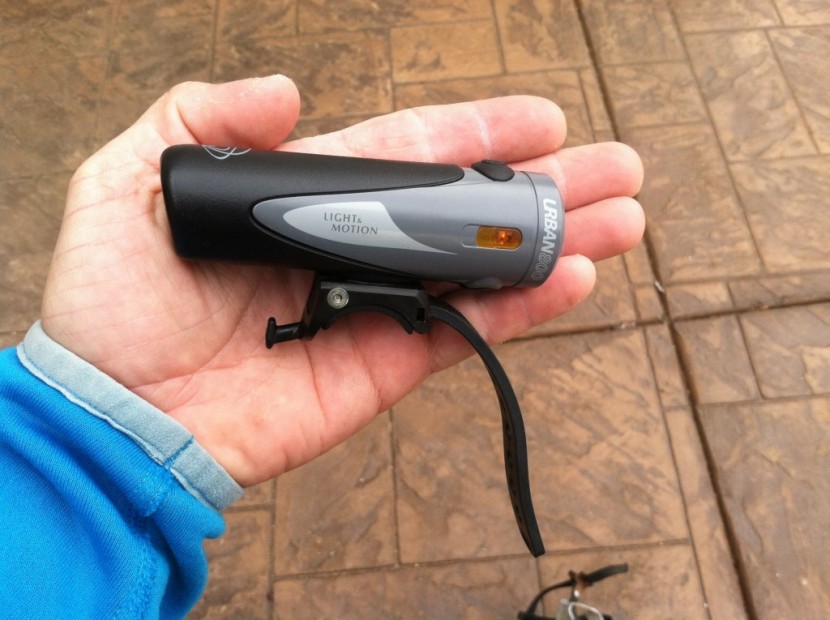 light and motion urban 800 - if you can fit your hand in a pocket, you can also slip this compact...