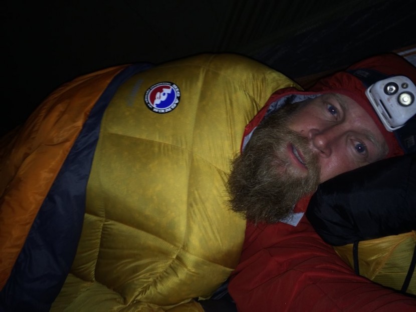 big agnes pitchpine ul 45 - on this below freezing night, we placed the feather friends flicker...