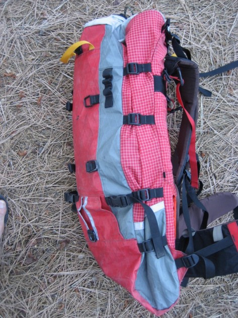 cilogear 45l worksack - our testers liked this set-up when climbing. it compressed half the...