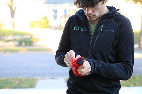 euroschirm light trek - while it's not tricky to use, we still preferred auto opening...