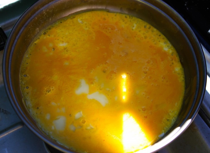 snow peak titanium multi compact - although ultra lightweight, titanium does not conduct heat evenly...