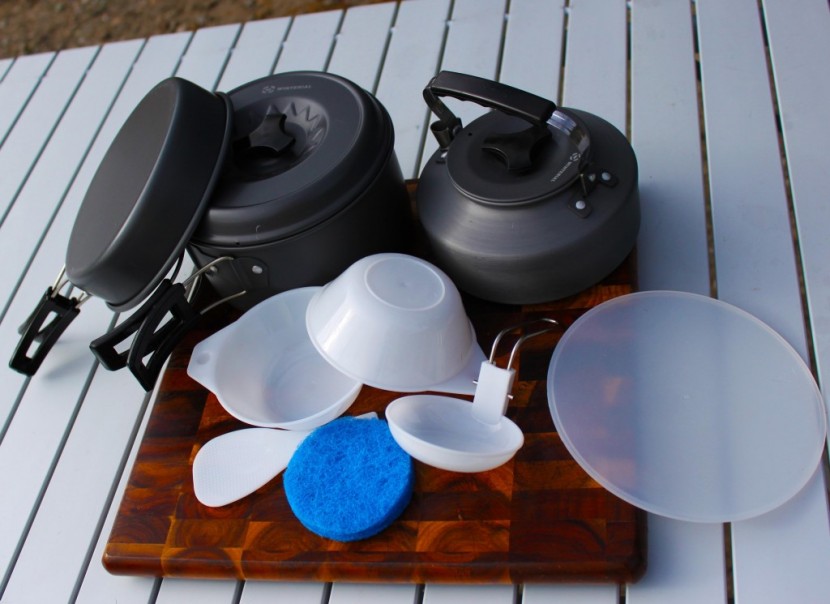 winterial 11 piece camping set - this cookware is a great starter set offering great value and...