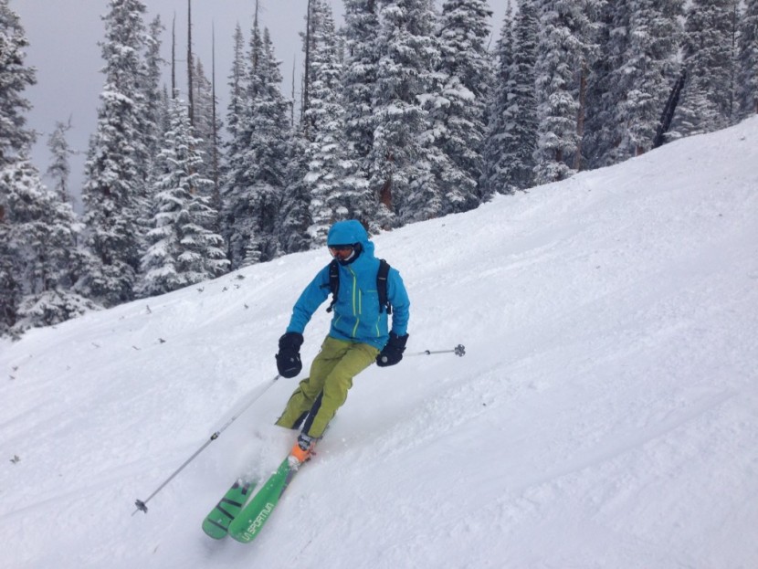 patagonia kniferidge jacket - when used for skiing, this product kept our tester toasty. he...