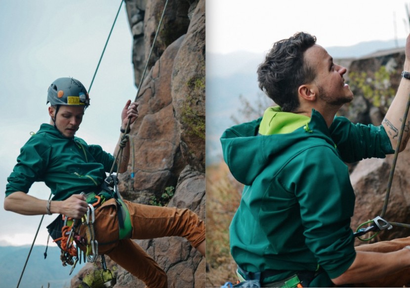 patagonia adze hybrid hoody - we loved the wrist cuffs of the adze. as seen here, they can be...