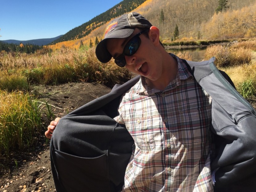 mountain hardwear fairing jacket - as you can see on the left, there is one drop pocket that's perfect...