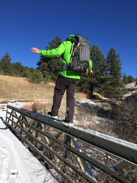 columbia evapouration - don't try this at home kids. getting a little silly in the columbia...