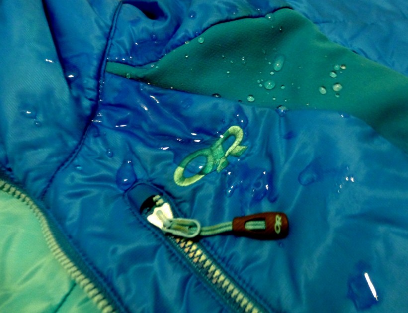 outdoor research cathode hooded jacket for women - we noticed that the fabric on this jacket wetted out faster than...