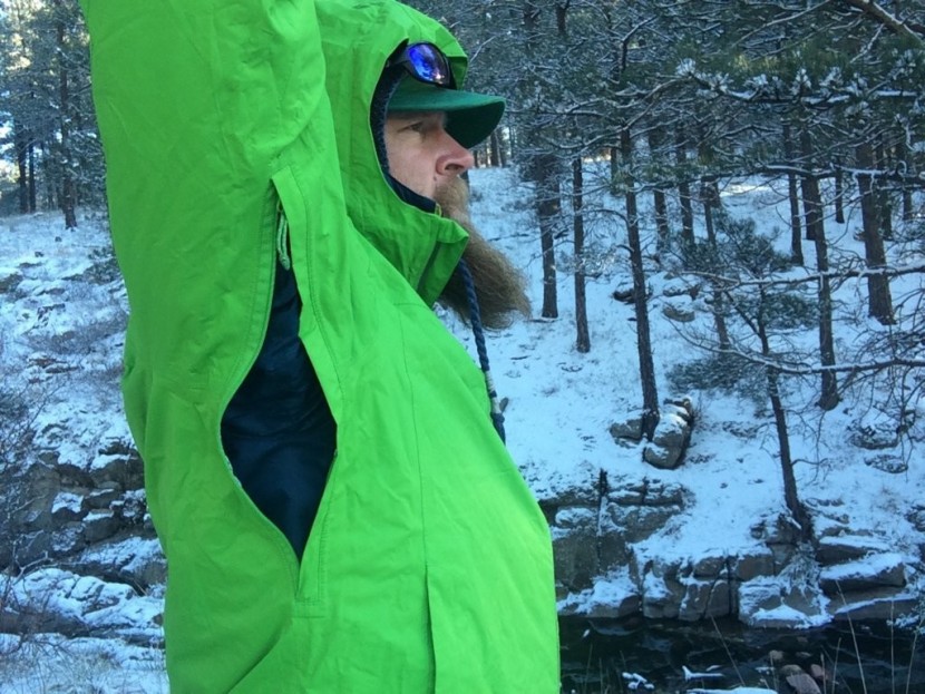 columbia evapouration - we would like to see larger pit zips on this jacket to increase the...