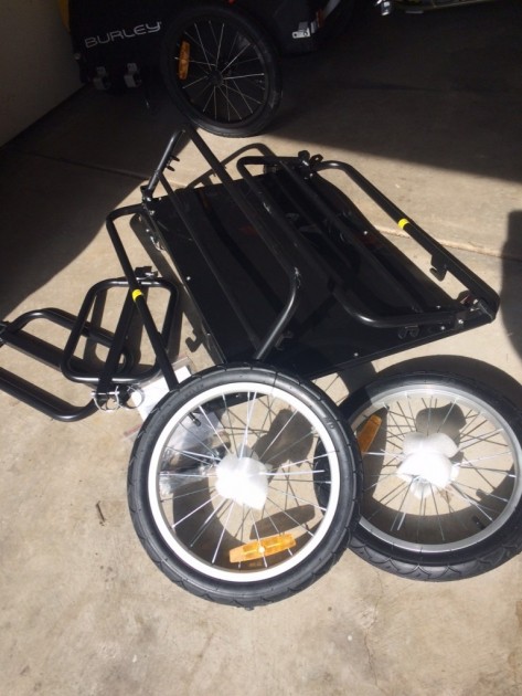 the aosom wanderer arrived disassembled with all it's parts and...