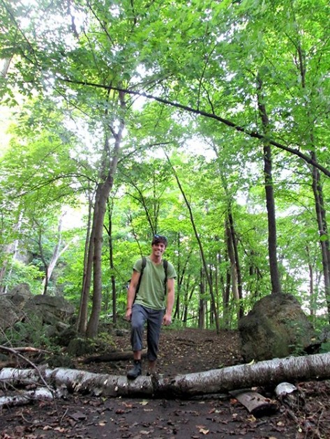lacrosse hampton - autumn hikes through leaves, mud, and dirt are a pleasant experience...