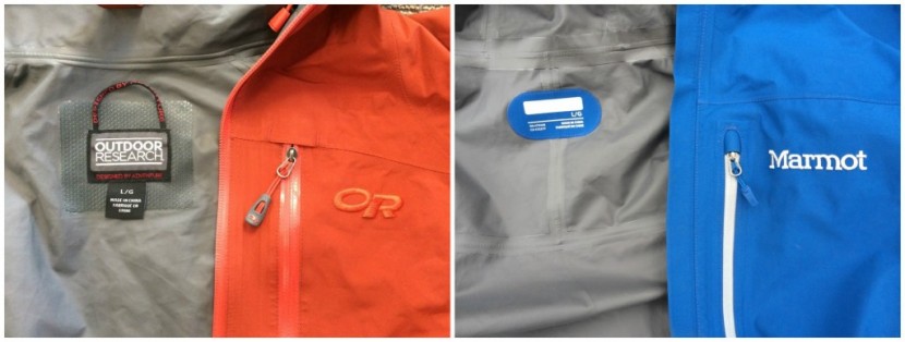 rain jacket men - the two standard 2.5-layer models that incorporate gore-tex paclite...