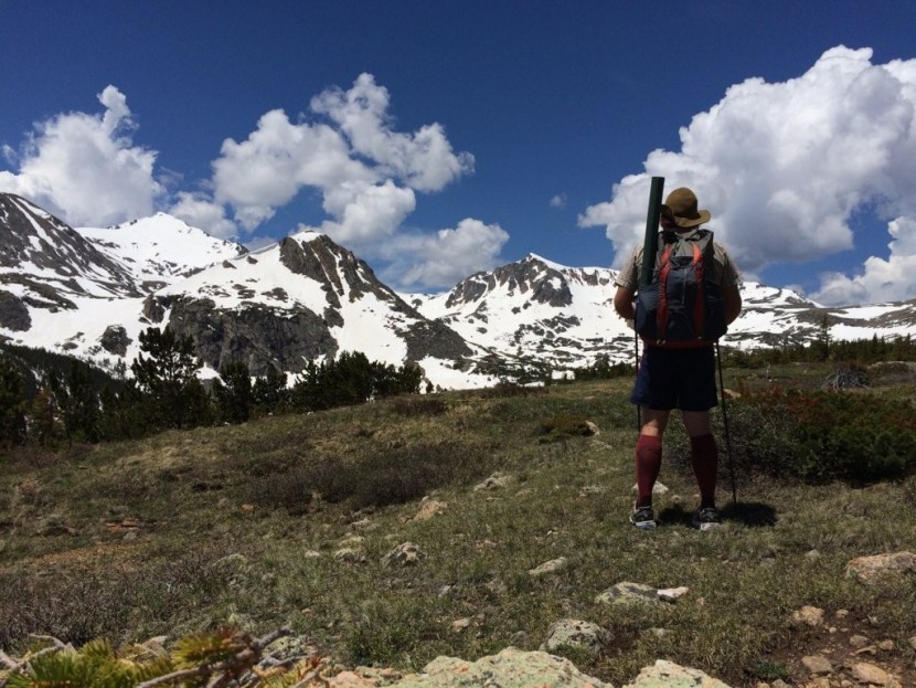 ultralight backpack - headed up into colorado's indian peaks wilderness for a peaceful...