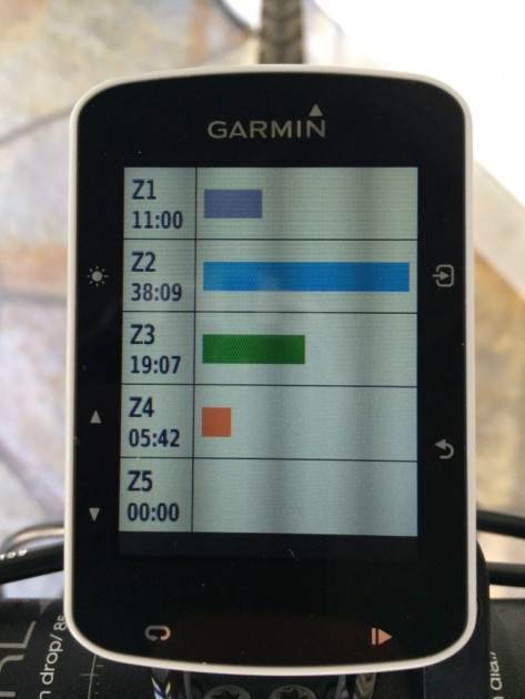 garmin edge 520 - performance features such as time in zone help to analyze your...