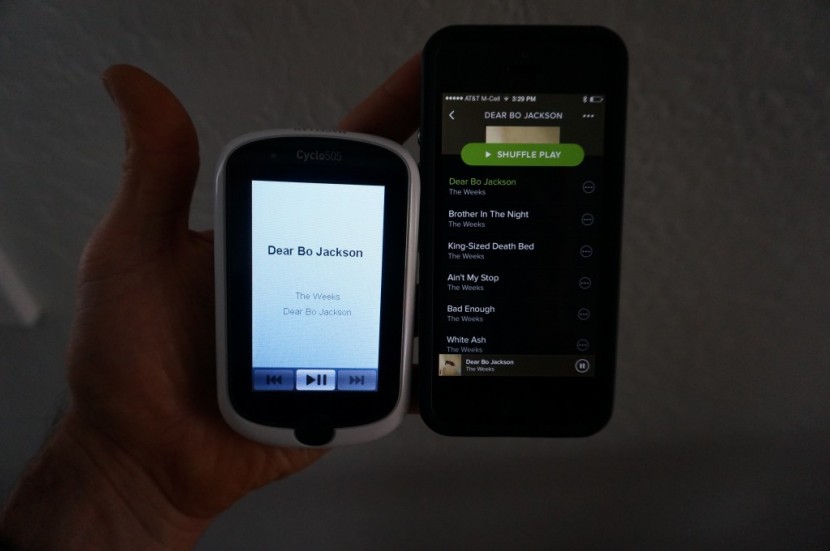 magellan cyclo 505 - the magellan cyclo 505 can control the music on your phone, so you...