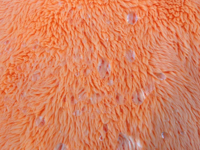 the north face tech-osito jacket for women - the pile is so thick that it took a while for water to saturate...