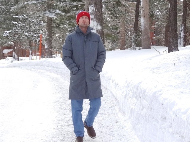 marmot njord down - this stylish trench is warm thanks to the long length, but the lack...