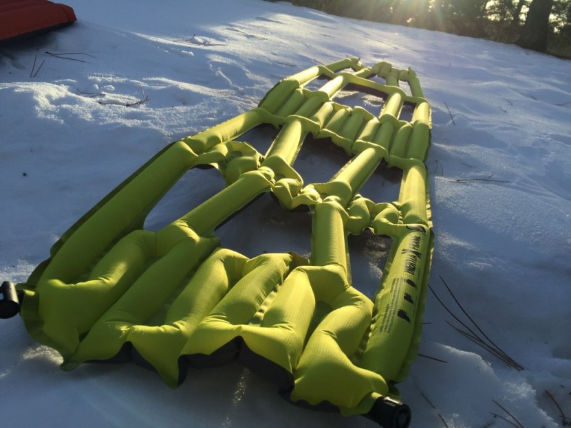 klymit inertia x frame - while other pads eliminate weight by removing foam or using...