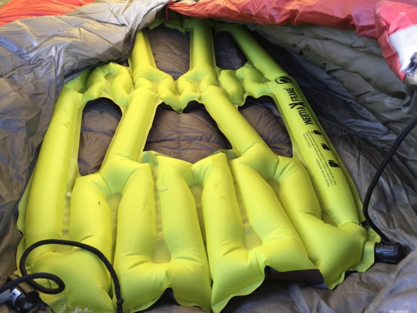klymit inertia x frame - while you can obviously use this pad outside your sleeping bag, you...
