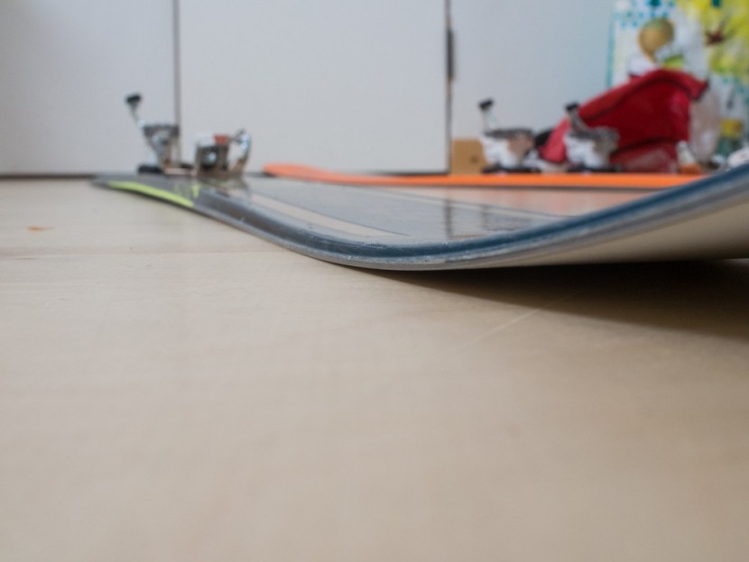 dynafit cho oyu - the shape and construction of the dynafit cho oyu, close up. the...