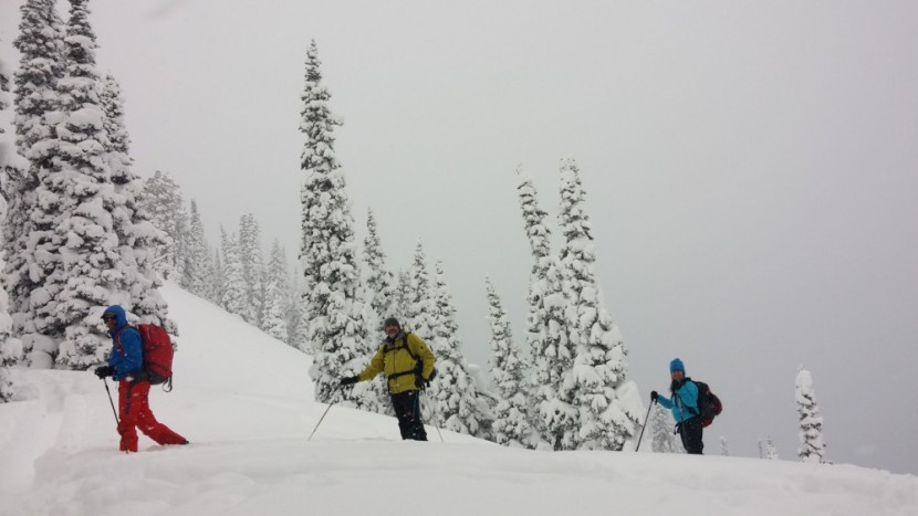 volkl v-werks bmt 90 - jed porter testing the bmt 94 and guiding on teton pass, wyoming...