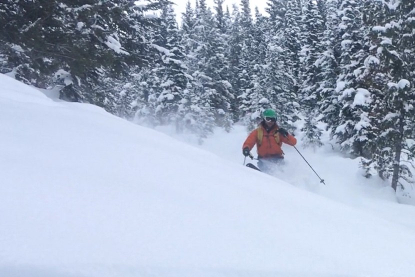 volkl v-werks bmt 90 - more fast powder, grand teton national park. jed porter testing the...