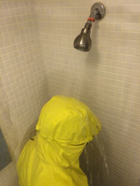 marmot nano as - the essence of the shower test: see how well these jackets tolerate...