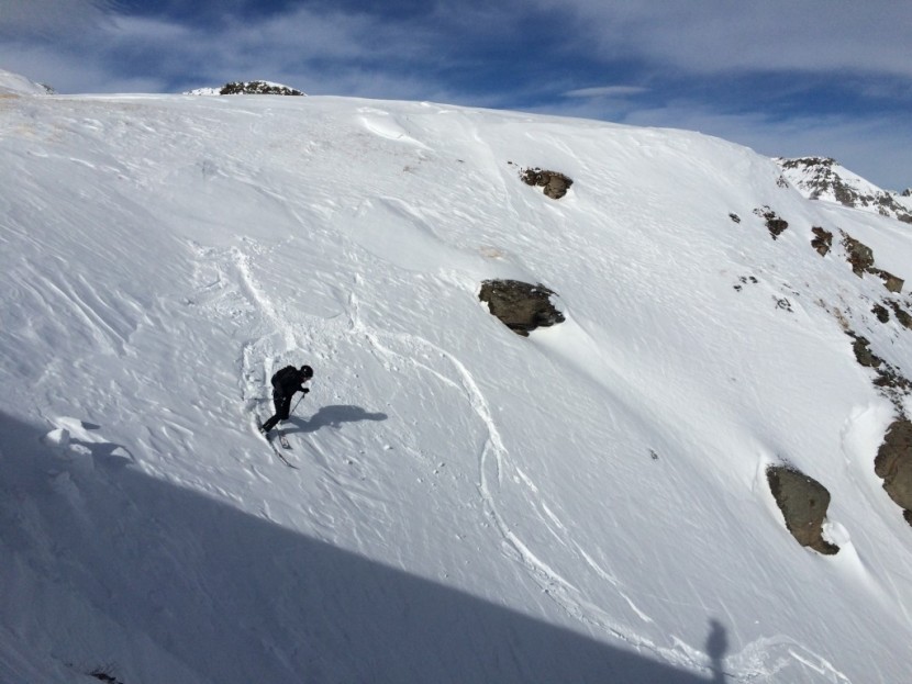 patagonia refugitive - black is peter dever's favorite color, shown here as he drops into...