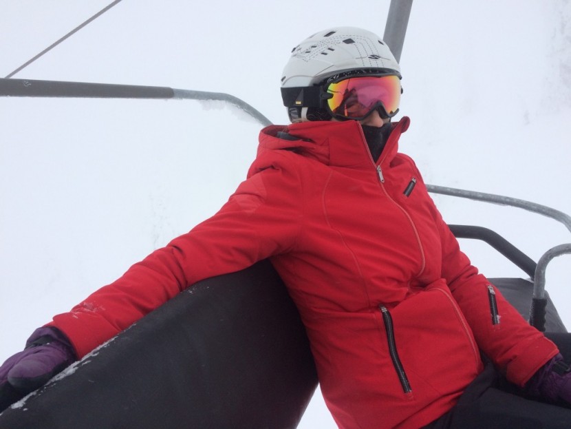 spyder radiant - the spyder radiant kept us warm on long cold chairlift rides in...