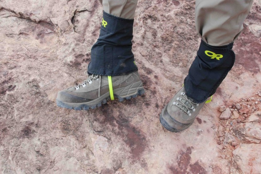 outdoor research wrapid - the instep strap is plastic-coated, and should last a while as long...