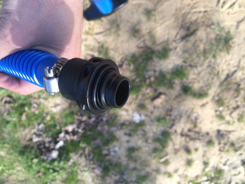 nrs baron 6 - the attachment system of the baron 6's inflation hose. it is not...