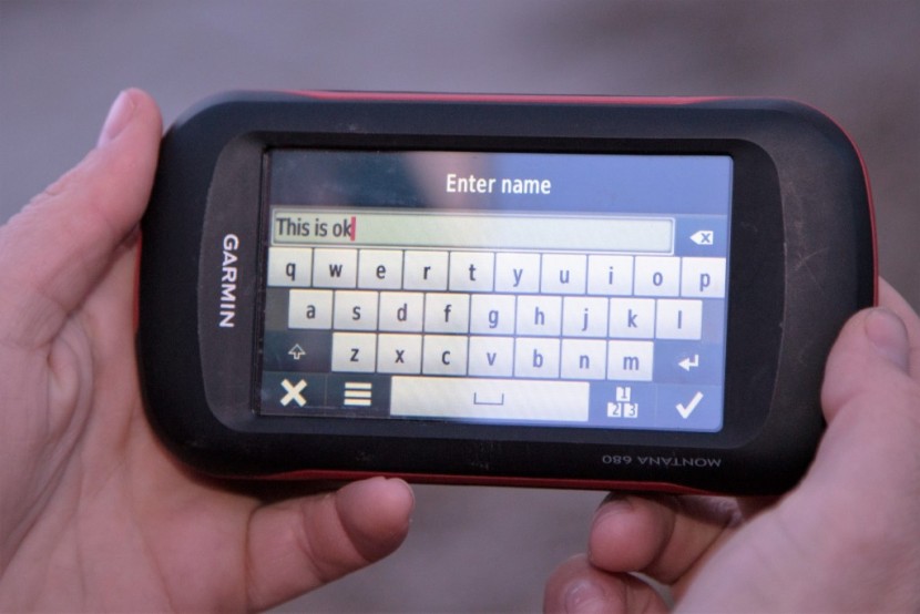 garmin montana 680 - entering way points is easy. the dual-orientation screen is easy to...