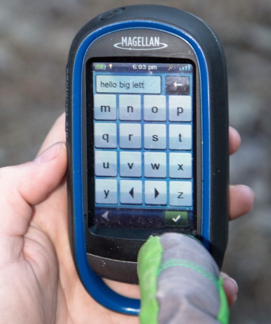 magellan explorist 510 - even though we loved the big keyboard, the split keyboard was very...