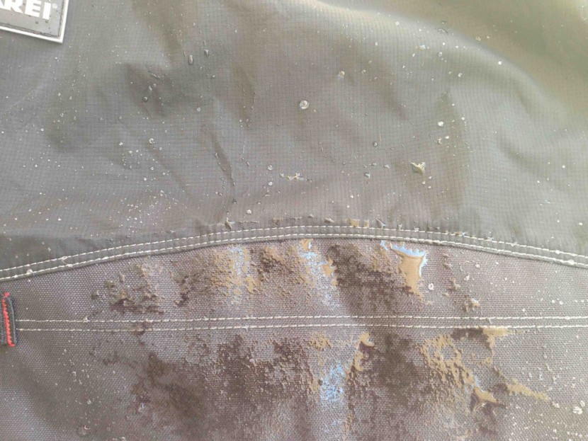 rei alpine light - the upper nylon material works well at shedding moisture, but the...