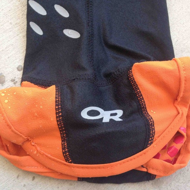 outdoor research ultra trail - water soaks right in and through the jersey knit. this gaiter is...