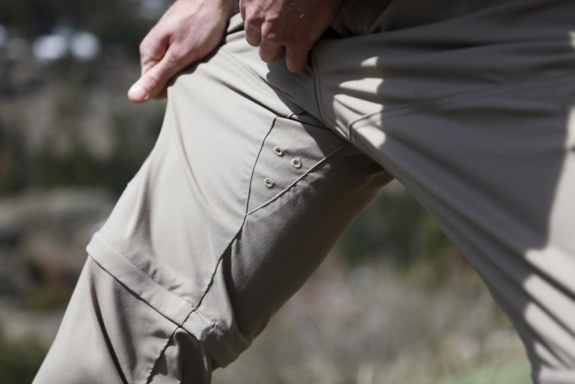 prana stretch zion convertible pants - sewn in ventilation holes in the crotch of these pants. we...