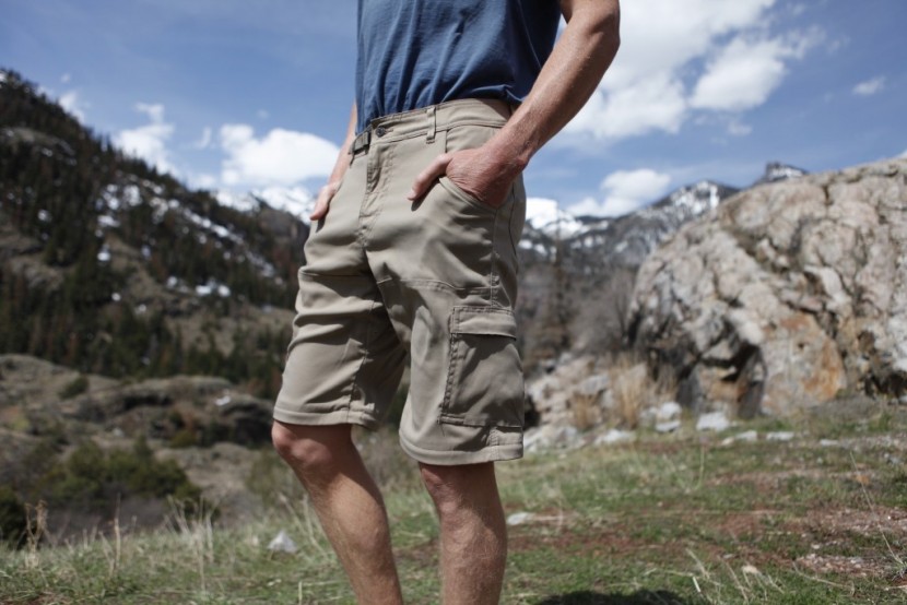 prana stretch zion convertible pants - these pants feel just about normal as shorts, with the 14" inseam...