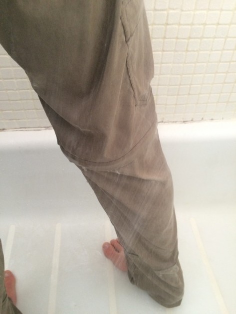 prana stretch zion convertible pants - the dwr coating on the stretch zion convertible worked surprisingly...
