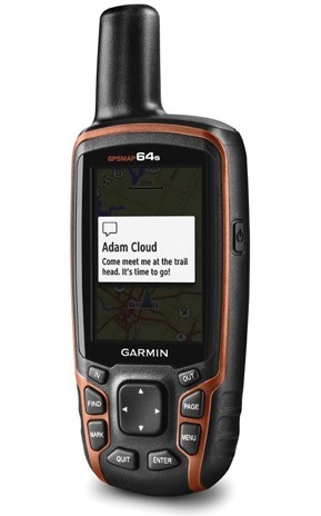 garmin gps map 64s - receive text messages and media updates on your device without...