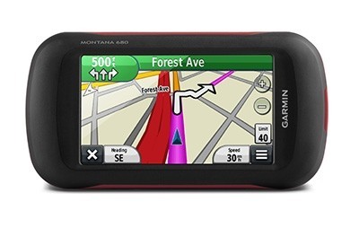 garmin montana 680 - the montana 680 is a great unit to use for automobile navigation.