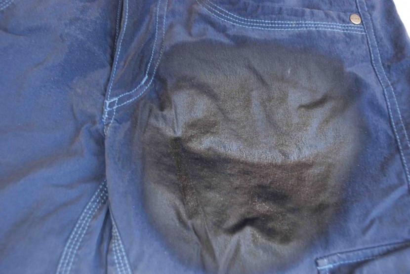 kuhl splash roll up pant for women - five sprays with the water bottle soaked right into these pants...