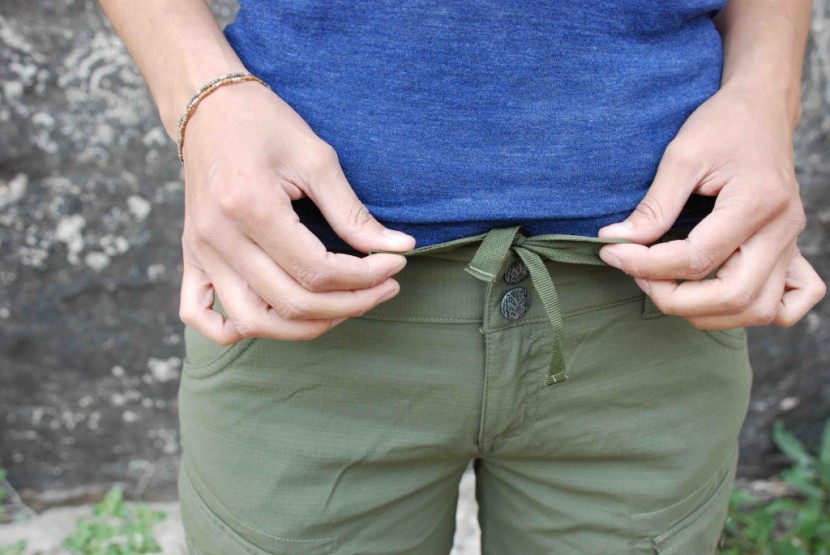 prana sage convertible for women - the inner drawstring is nice, letting us customize the fit and not...