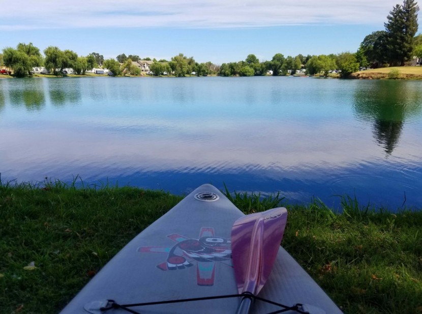 werner zen 95 - raven sup and the zen 95 paddle.