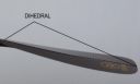 sup paddle - diagram showing a blade dihedral. it is the vertical ridge running...