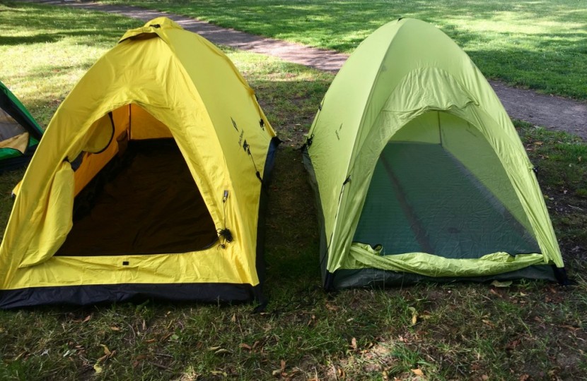 black diamond firstlight - the firstlight is the same size as the i-tent (27.3 square feet)...