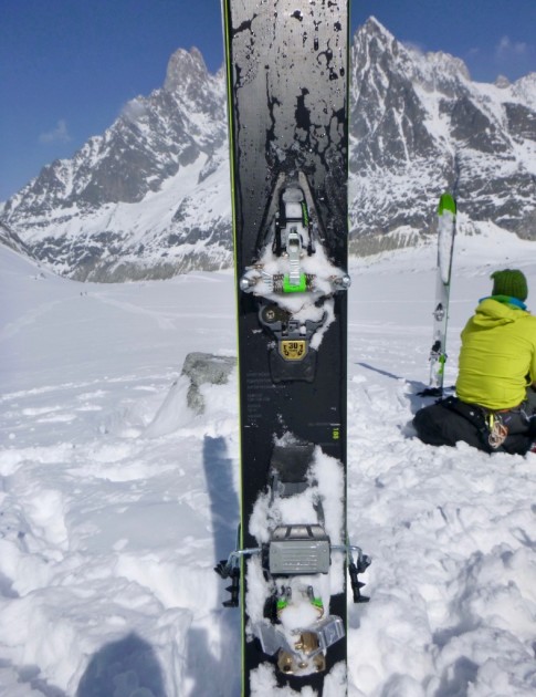 dynafit radical st 2.0 - dynafit radical st 2.0 testing in the vallee blanche chamonix, france.